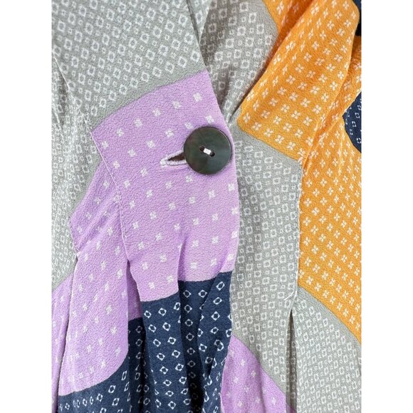 Nicole Miller Collection Sleeveless Patchwork Midi Dress, S - Picture 4 of 9